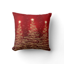 Elegante Weihnachten Sparkling Bäume Rot