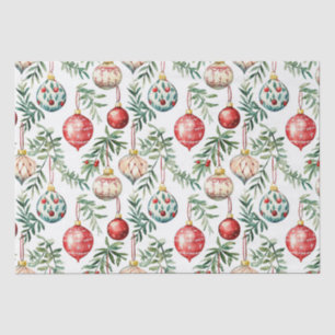 Elegante Weihnachten - Vintage Ornamente Seidenpapier