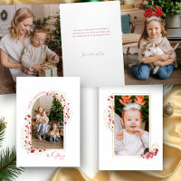 Elegante Weihnachts-Botanik-Bogen-Foto