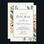 Elegante Weihnachts-Bridal-Dusche Einladung<br><div class="desc">Elegante Weihnachts-Bridal-Dusche Einladung</div>