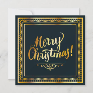 Elegante Weihnachts-Festtags-Foto-Flatcard nach Ma Einladung