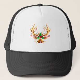 Elegante Weihnachts-Rehgeweihe Moderne Weihnacht Truckerkappe