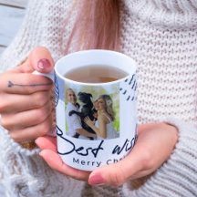 Elegante Weihnachts-Tasse mit Personalisiertem Fot