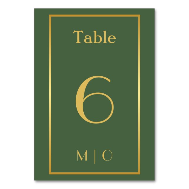 Elegante Weihnachts-Tischnummer Tischnummer (Rückseite)