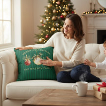 Elegante Weihnachtsbaumanhänger Familienname