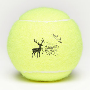 Elegante Weihnachtsberge Kunst, Dichtung und Musik Tennisbälle