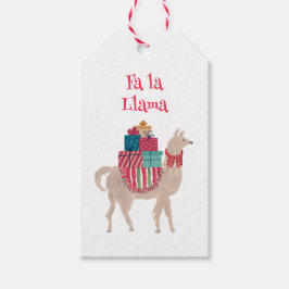 Elegante Weihnachtsbräunsteine HandIllustriert Geschenkanhänger