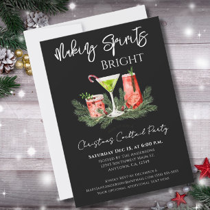 Elegante Weihnachtscocktails, die die Stimmung auf Einladung