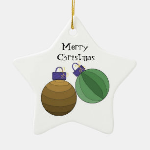 Elegante Weihnachtsdekorationen Keramik Ornament