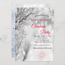 Elegante Weihnachtseinladung Einladung