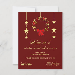 Elegante Weihnachtsfeier Einladungen