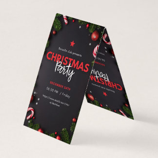 "Elegante Weihnachtsfeier-Einladungen & Festtagsde