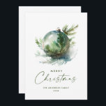 Elegante Weihnachtsfeier Grün Ornament Gruß Feiertagskarte<br><div class="desc">Bitte kontaktieren Sie mich,  wenn Sie Hilfe oder einen neuen Artikel benötigen. Ich antworte bald.</div>