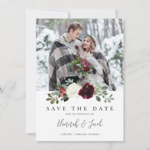 Elegante Weihnachtsfeier Save The Date