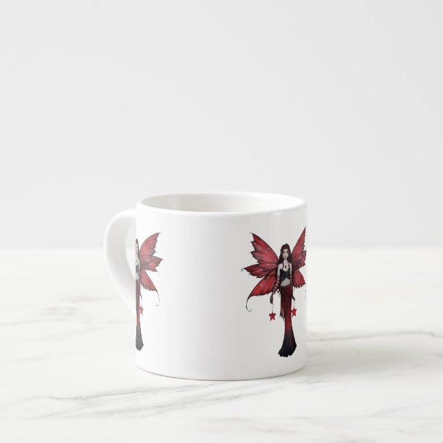 Elegante Weihnachtsfeier-Tasse Espressotasse (Vorderseite Links)