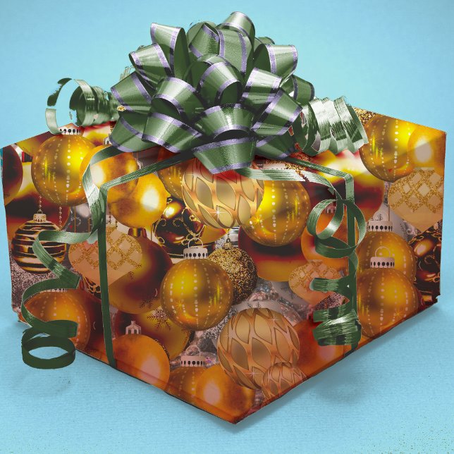 Elegante Weihnachtsfeiertage in Silbergold W Geschenkpapier (Von Creator hochgeladen)