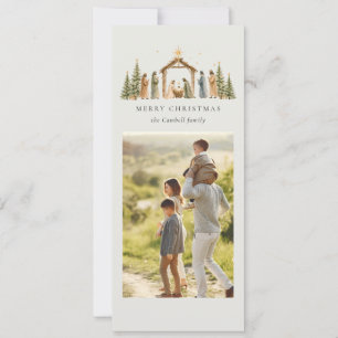 Elegante Weihnachtsgeschichte 3 Foto Christliches Feiertagskarte