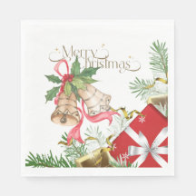 Elegante Weihnachtsglocken und Geschenke Holiday D