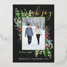 Elegante Weihnachtsgrün Grußkarte