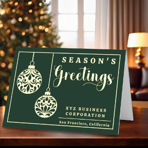 Elegante Weihnachtsgrüße für Unternehmen