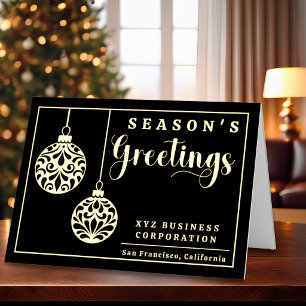Elegante Weihnachtsgrüße für Unternehmen