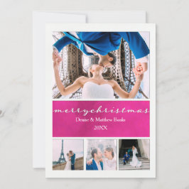 Elegante Weihnachtskarte Einladung