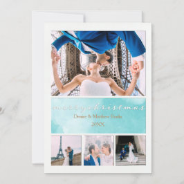 Elegante Weihnachtskarte Einladung