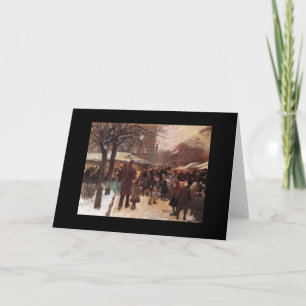 Elegante Weihnachtskarte Feiertagskarte