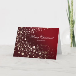 Elegante Weihnachtskarte Feiertagskarte