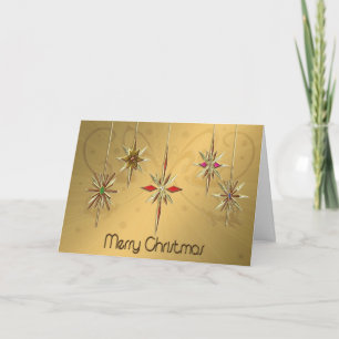 Elegante Weihnachtskarte für ein Geschäft Feiertagskarte