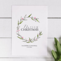 Elegante Weihnachtskarten Handgemalte Kunst