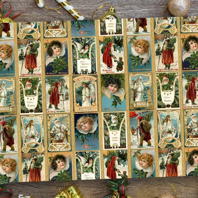 Elegante Weihnachtskarten mit Gold Borders Seidenpapier (Von Creator hochgeladen)