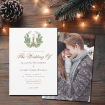 Elegante Weihnachtskerze Minimalistische Hochzeit