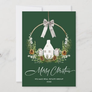 Elegante Weihnachtskomposition Unternehmensgruß Feiertagskarte