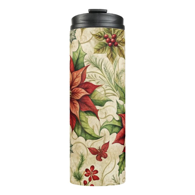 Elegante Weihnachtsreise Umarmung - Holiday Therma Thermosbecher (Vorderseite)