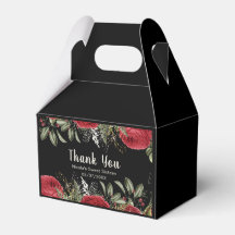 Elegante Weihnachtsrote Blumen Sweet Sixteen