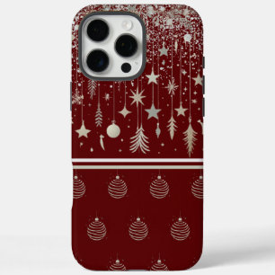Elegante Weihnachtsschmuck iPhone 16 Pro Max Hülle