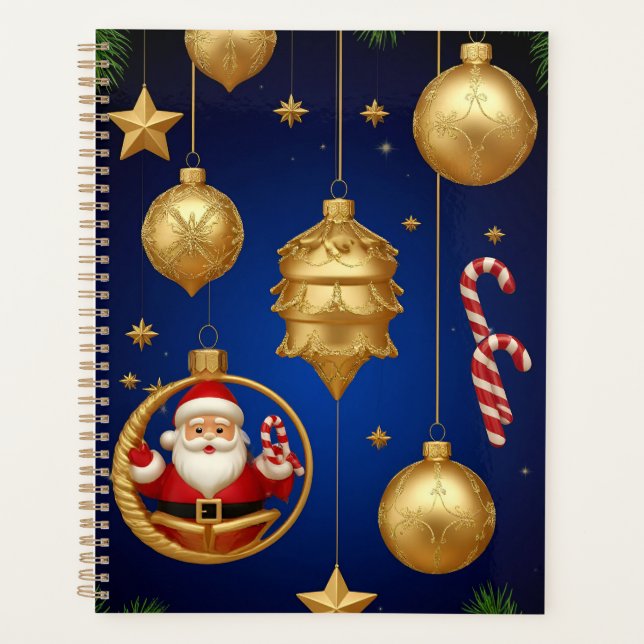 Elegante Weihnachtsschmuck Planer (Vorderseite)