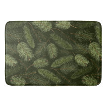 Elegante Weihnachtszweige auf schwarz