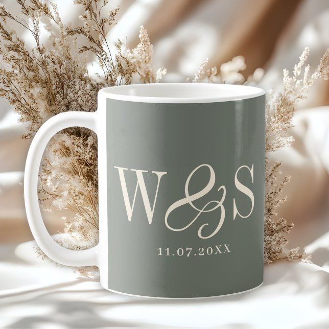 Elegante Weise erste Hochzeit Paare Kaffeetasse (Von Creator hochgeladen)