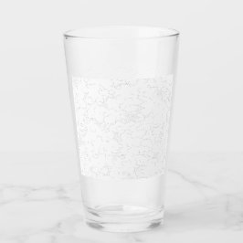 Elegante weiße Abschlussanzeige Glas