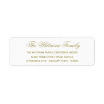 Elegante weiße Adresse