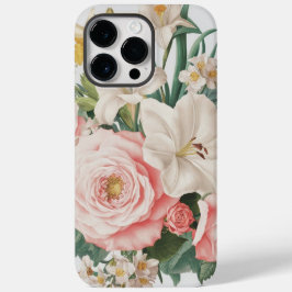 Elegante weiße Blume Case-Mate iPhone 14 Pro Max Hülle