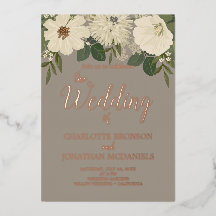 Elegante weiße Blume Hochzeit