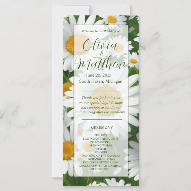 Elegante weiße Gänsefelder (Vorderseite)