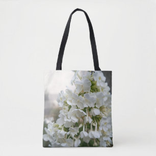 Elegante weiße Hortensien-Blumentasche Botanica