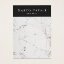 Elegante weiße Marmorverkleidungskarte