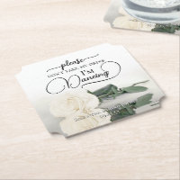 Elegante weiße Rose Nehmt mir nicht die Hochzeit m