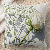 Elegante weiße Rosen-Babys Atem
