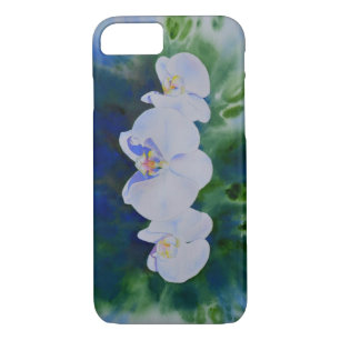 Elegante, weiße tropische Boho-Orchideen Case-Mate iPhone Hülle